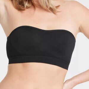 NWT Women's Seamless Lightly Lined Bandeau Bra - Auden
